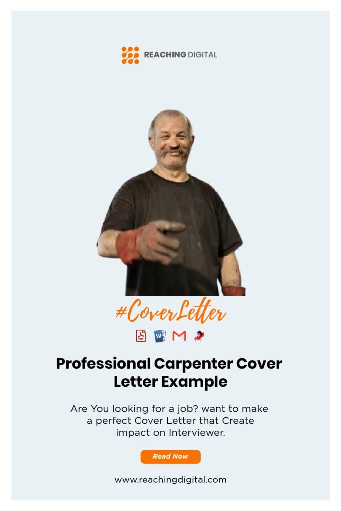Carpenter Cover Letter Examples