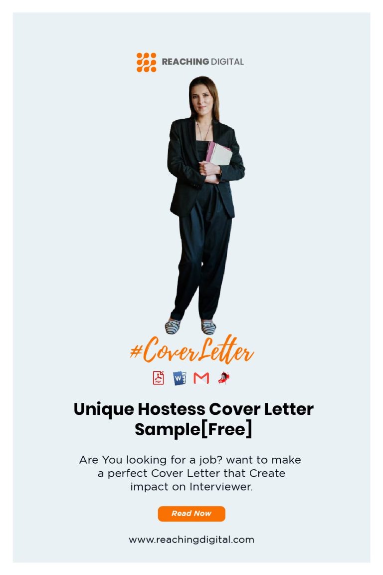 5 Unique Hostess Cover Letter Sample Free Reaching Digital   Cover Letter Examples For Hostess Position 768x1152 