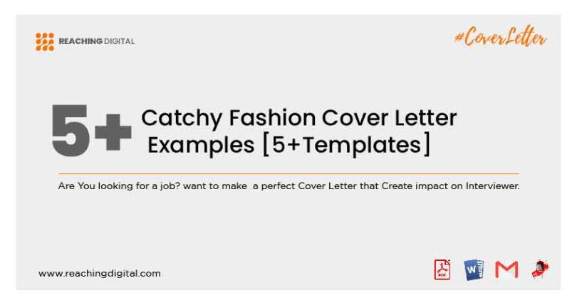 sustainable fashion cover letter