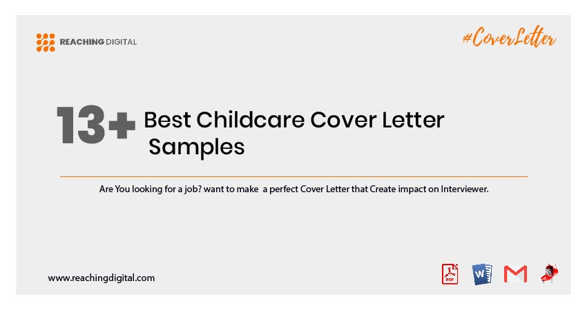 Cover Letter For Childcare Job