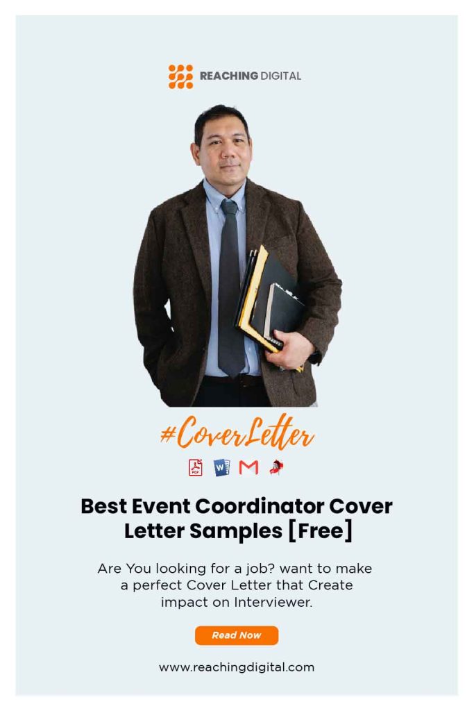 Cover Letter For Event Coordinator Position