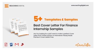 Cover Letter For Finance Internship