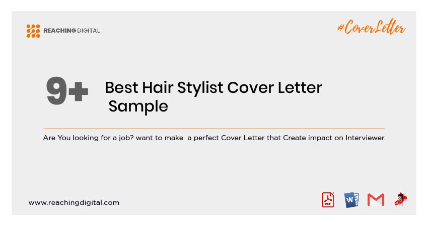 Cover Letter For Hair Stylist Position