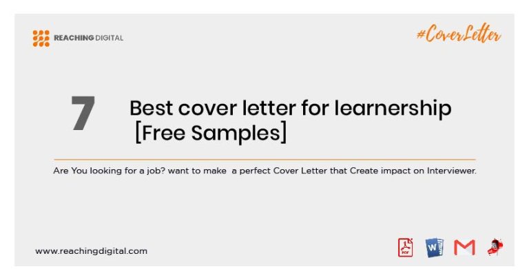 how to write a cover letter for a learnership