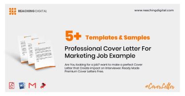Cover Letter For Marketing Job