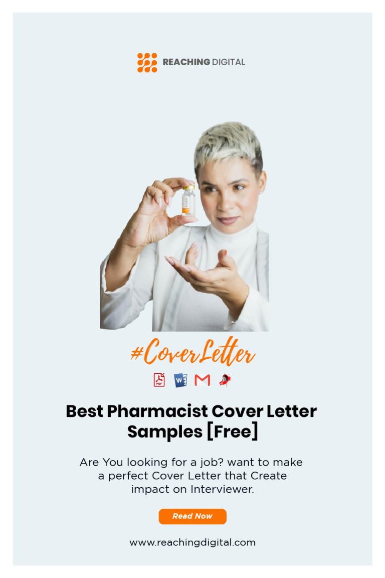 good cover letter pharmacist