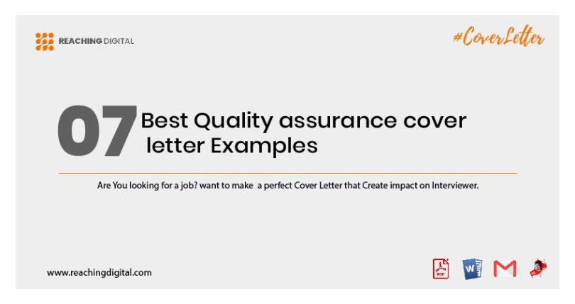 effective cover letter for quality assurance