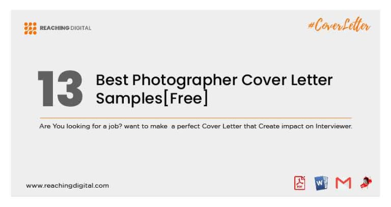 best cover letter for photography