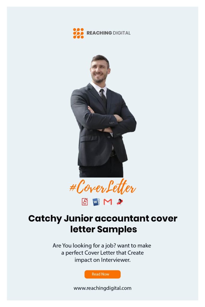 Cover letter sample for junior accountant