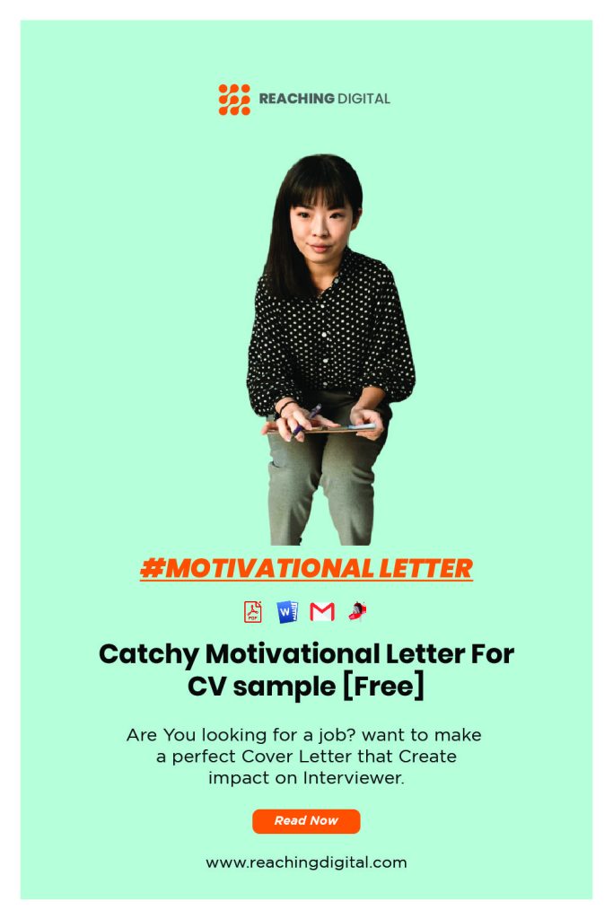 Cv motivation letter example