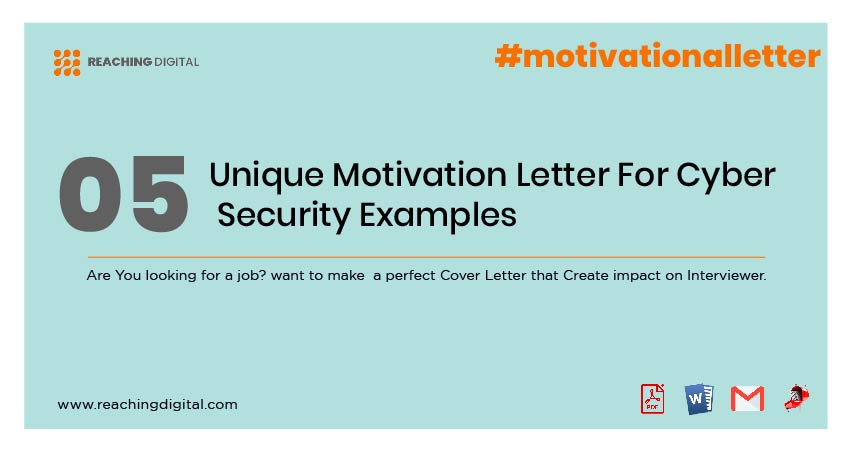 Cyber Security Motivation Letter
