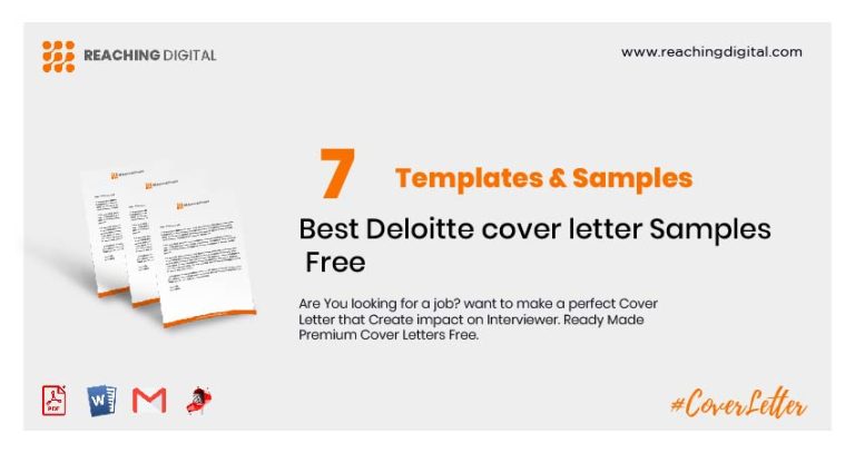 7 Best Deloitte Cover Letter Samples Free Reaching Digital   Deloitte Cover Letter 768x407 