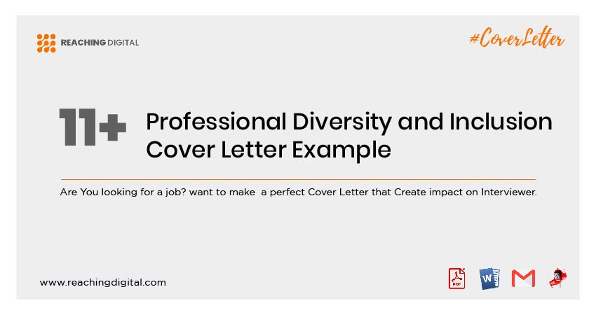 Diversity and Inclusion Cover Letter Sample