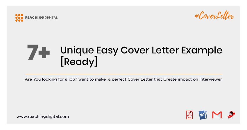 Easy Cover Letter Example