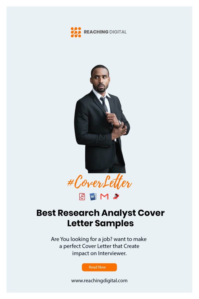 Equity Research Analyst Cover Letter