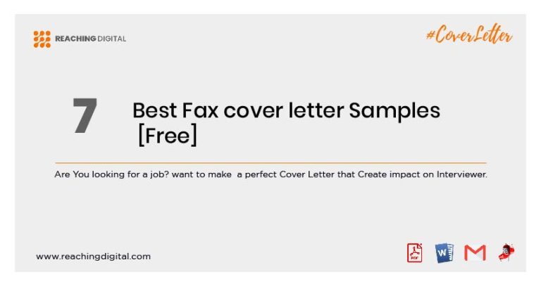 7 Best Fax Cover Letter Samples Free Reaching Digital   Fax Cover Sheet Example 768x407 