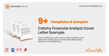 Financial Analyst Cover Letter