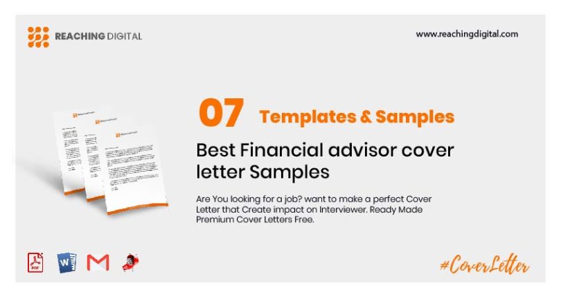 Financial advisor cover letter