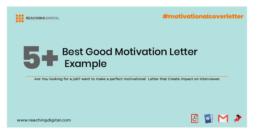 Good Motivation Letter For Job