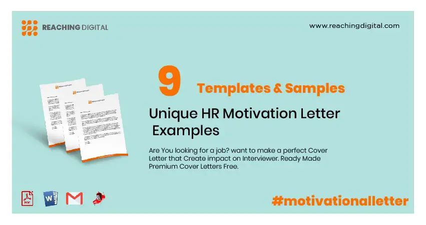 Professional HR Motivation Letter: 09 Examples – Reaching Digital