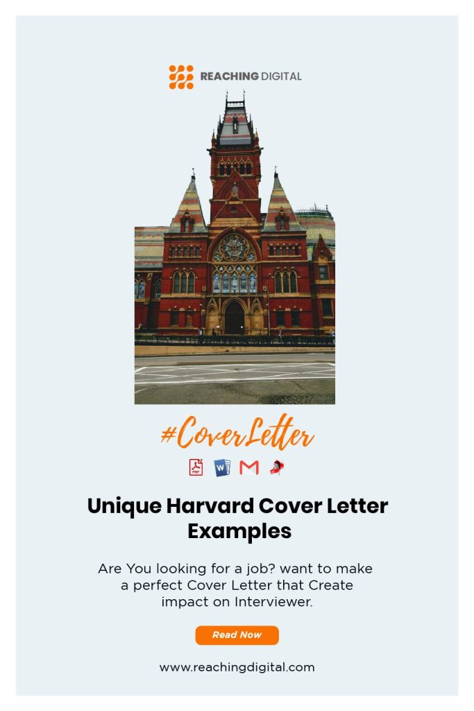 Harvard Cover Letter Examples