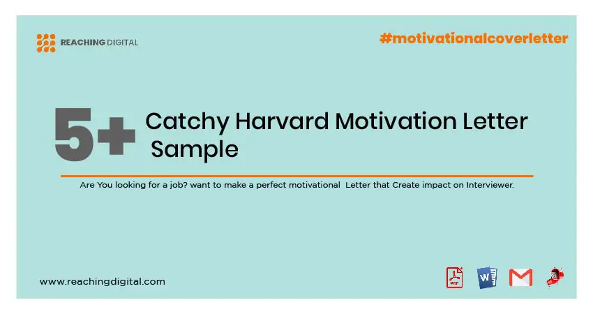 Harvard Motivation Letter Example