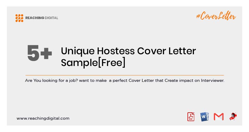 Hostess Cover Letter No Experience