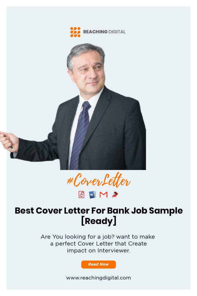 Job Cover Letter For Bank Manager