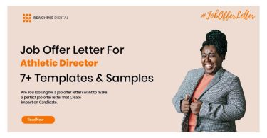 Job Offer Letter For An Athletic Director & templates