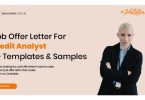 Job Offer Letter For Credit Analyst Templates & Samples