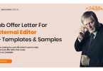 Job Offer Letter For External Editor