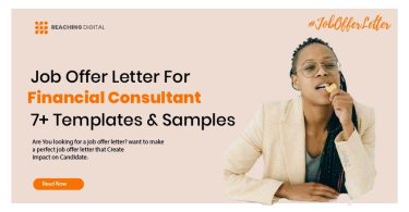 Job Offer Letter For Financial Consultant