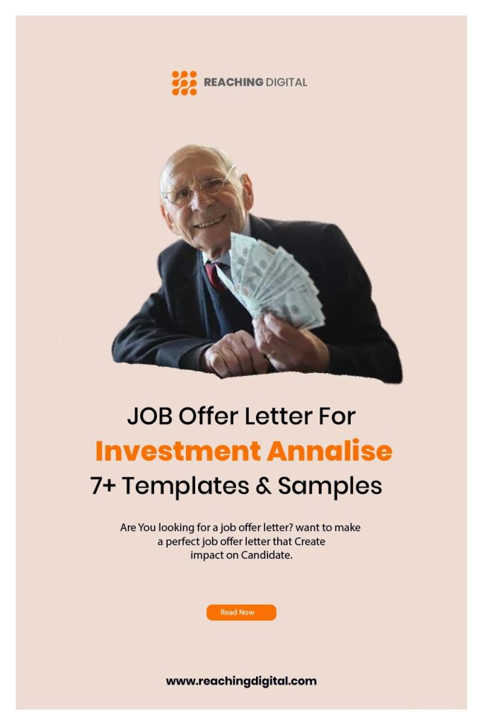 Job Offer Letter For Investment Annalise & templates