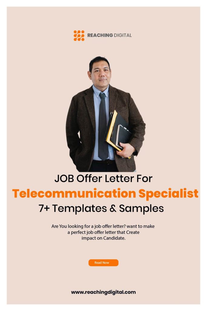 Job Offer Letter For Telecommunication Specialist &