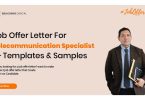 Job Offer Letter For Telecommunication Specialist