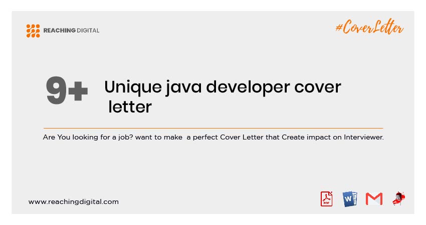 Junior Java Developer Cover Letter