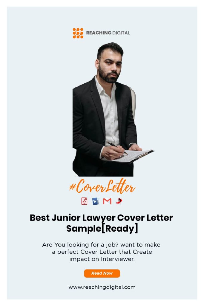 Junior Lawyer Cover Letter Example