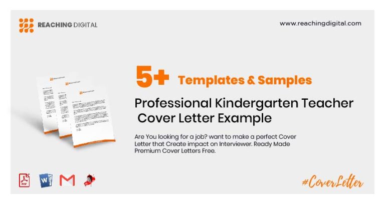 kindergarten teacher cover letter no experience