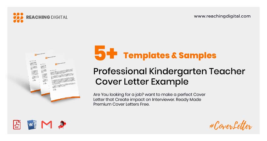 5 Professional Kindergarten Teacher Cover Letter Example