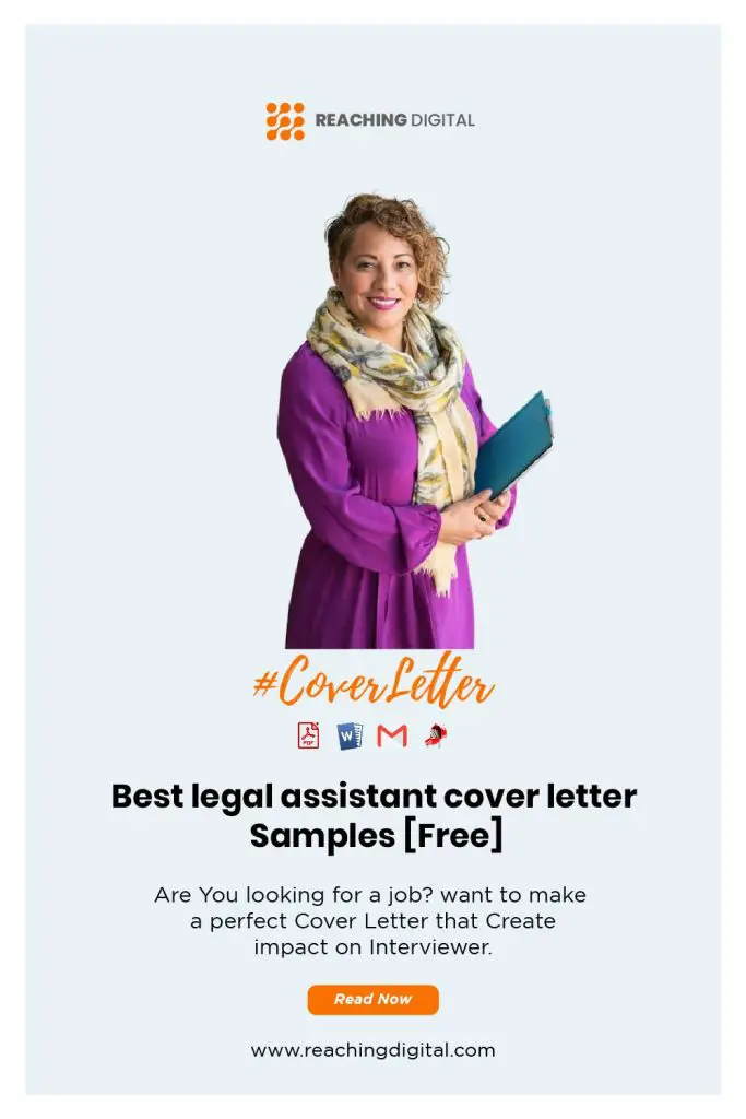 Legal Assistant Cover Letter Examples