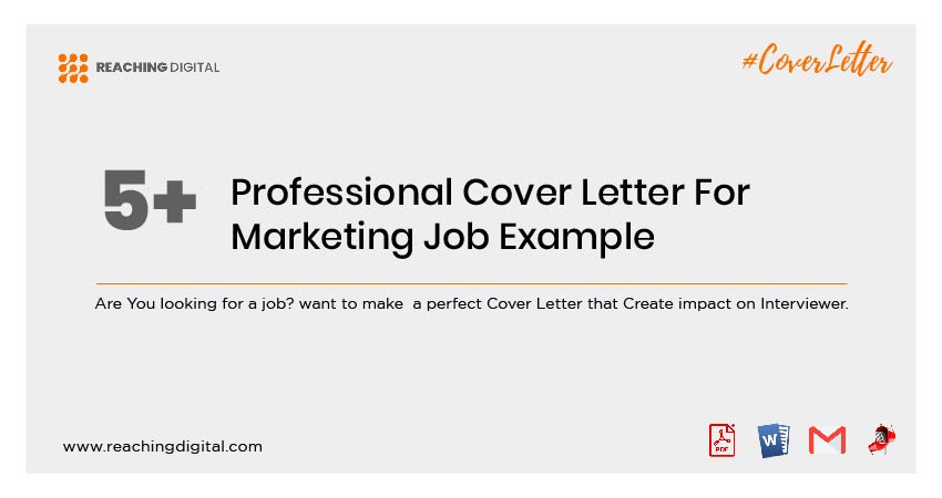 Marketing Cover Letter Examples
