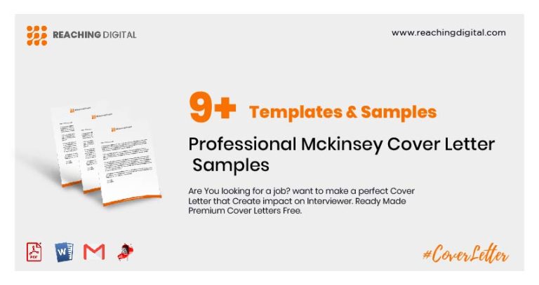 sample cover letter for mckinsey