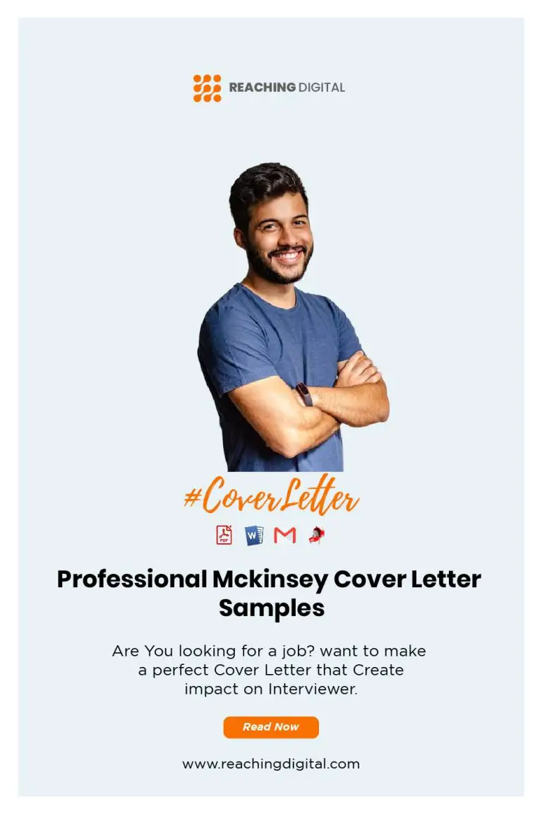 sample cover letter for mckinsey