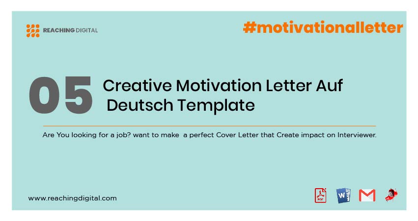 Motivation Letter Auf Deutsch Example