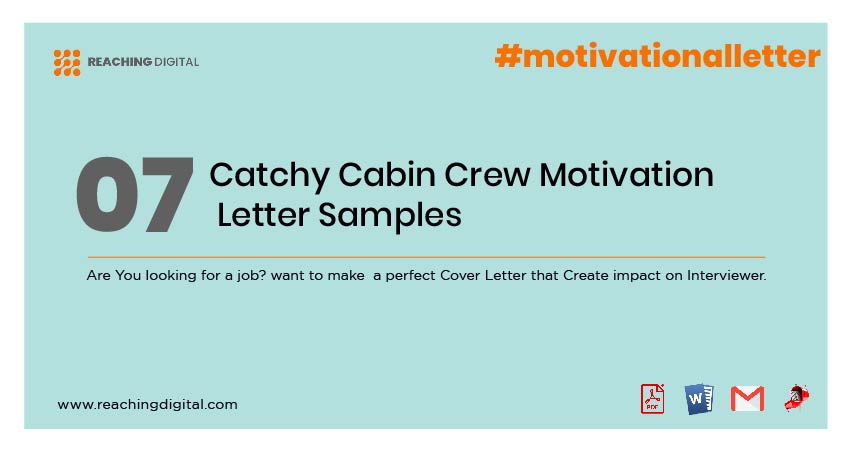 Motivation Letter Cabin Crew