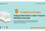 Motivation Letter Finance