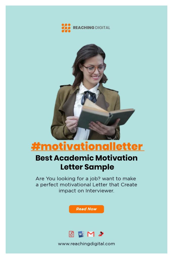 Motivation Letter For Academic Job