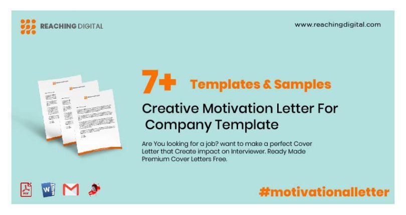 Motivation Letter For Company