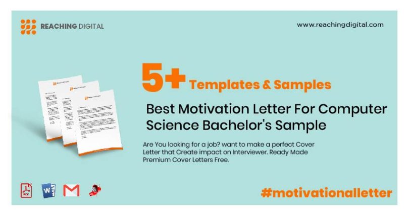 Motivation Letter For Computer Science Bachelor's