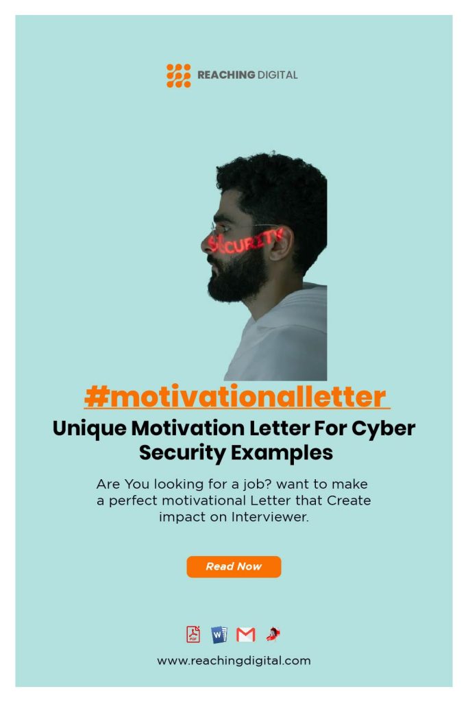 Motivation Letter For Cyber Security Sample